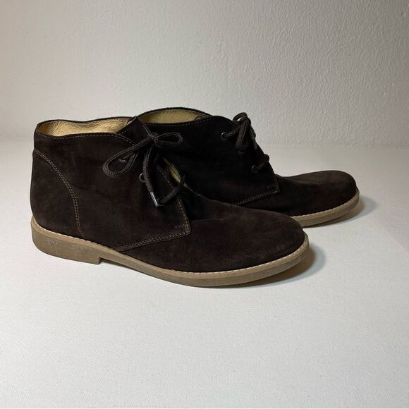 Michael Pasinkoff chocolate suede chukka boots size 40 - Picture 4 of 8